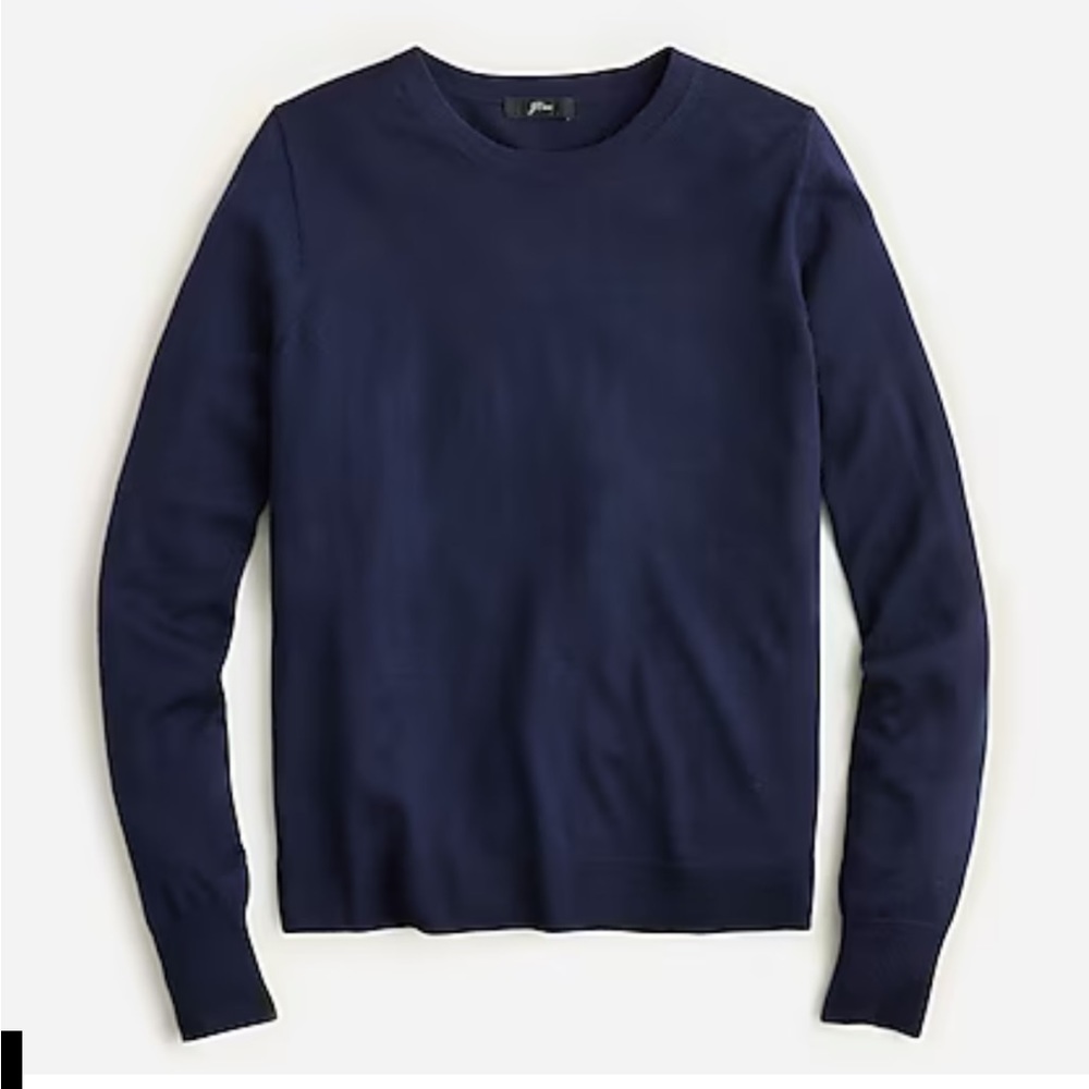 J CREW Navy Crewneck Sweater
